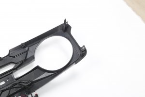 Ford Bronco Custom Grille - Sport Style w/ LED Lights - Matte Black Finish Ford Bronco Custom Grille - Sport Style w/ LED Lights - Matte Black Finish